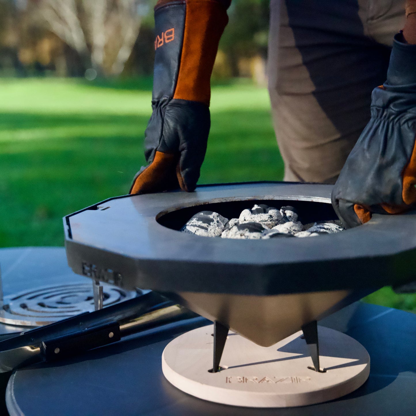 Oscaphir Brasero-plancha de table Brazir