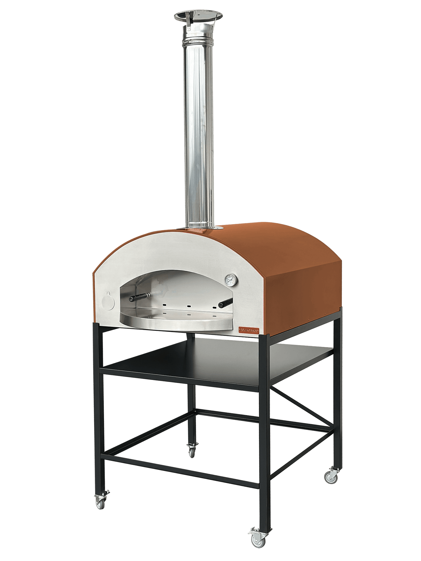 Four à pizza professionnel Montana Spazioso 100 – Bois & Gaz