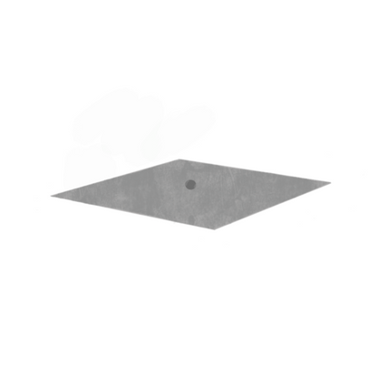 Tôle De Protection Galvanisée Carré Pour Brasero